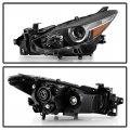 Acanii For Halogen Model Only 2017-2018 Mazda 3 Projector Headlight Oe Style Replacement Left Driver Side