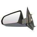 Ocpty Light Textured Driver Side View Mirror With Power Adjustment Heated Non-folding Compatible For 2008-2013 Dodge Challenger