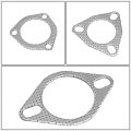 Auto Dynasty Aluminum Exhaust Manifold Header Gasket Set Compatible With 02-06 Altima 3 5l V6