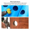 Uxcell Bi-metal Hole Saw Set 1-1 4 32mm 2 38mm 1-3 44mm 2-1 8 54mm Hss High Speed Steel Cutter Drill Bit For Metal Wood Plastic