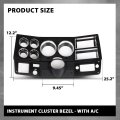 Dash Bezel W A C Lower Column Cover For Chevy Gmc Truck Blazer Suburban 1981-1983 14023004 Black