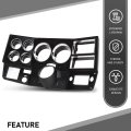 Dash Bezel W A C Lower Column Cover For Chevy Gmc Truck Blazer Suburban 1981-1983 14023004 Black