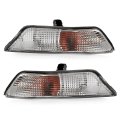 Front Turn Signal Corner Light Pair With Bulb For 2015 2017 Ford Mustang Ecoboost Gt Shelby V6 Clear Lens Mo-5505 