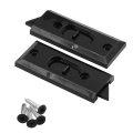 Vinyl Window Tilt Latch For Single And Double Hung Windows F 27228 Matte Black Plastic 1 Pair 