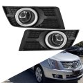2010-2016 Srx Fog Lights Driver Left And Passenger Right Side Halogen Lamps Replacement For Gm2592301 With Wiring Harness 