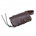 Motorcycle Cup Holder Fydun Pu Leather Motorbike Adjustable Drink Bottle Water Beverage Mount Stand Bike Brown