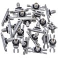 Rexka 20pcs Exterior Roof Moulding Gutter Trim Clips For Bmw 51137117240 E90 E91 F30 F31 F35 