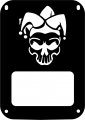 Jeeptails Jester Clown Skull Tail Lamp Light Covers For Jeep Jk Wrangler Black Set Of 2 