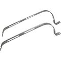 St394 Fuel Tank Strap For Plastic Tanks Brushed Finish Direct Fit Replacement Part 