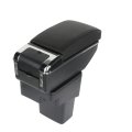 Center Console Armrest Storage Box For Nissan Juke 2011 2015 Black Pu Leather Organizer With Cup Holder And Removable Ashtray 