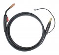 150 Amp Mig Gun Torch For Lincoln Magnum 12 Feet Cable Spade Terminals Signal Connectors 