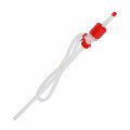 48 In Fuel Siphon Pump For Gasoline Mechanical Hand 30 To 54 Gallon Drums Plastic Construction With Hose Barb Outlet 