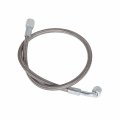 Straight Ptfe Line X Turbo Oil Feed 24 Length Hose Steel Braided -4-4an 90 Degree 