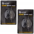 Niche Brake Pad Set For Yamaha Xt350 Xt225 Ttr225 Tri Z 250 Rt180 3bn-w0045-01-00 Front Organic 2 Pack