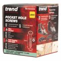 Trend Pocket Hole Screws For Softwoods 1 4 Inch Long Pack Of 500 Coarse Self-cutting Threaded Square Drive Ph 7x30 500c