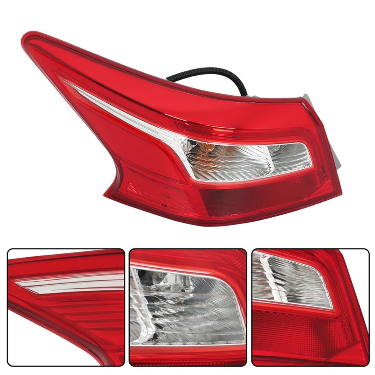Driver Side Rear Outer Tail Light Assembly Replacement For Sentra 2016 2017 2018 Model 265553yu0a Red Lens Lh Lamp
