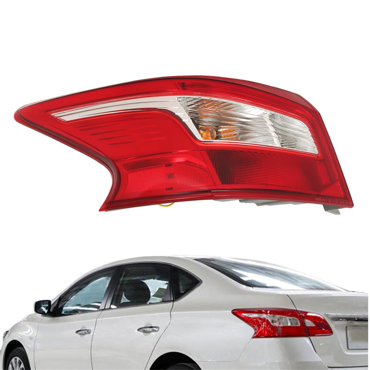 Driver Side Rear Outer Tail Light Assembly Replacement For Sentra 2016 2017 2018 Model 265553yu0a Red Lens Lh Lamp
