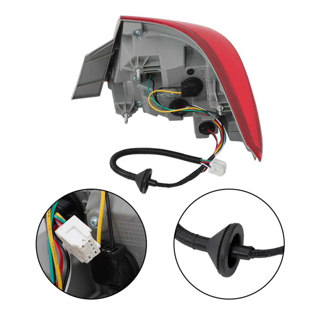 Driver Side Rear Outer Tail Light Assembly Replacement For Sentra 2016 2017 2018 Model 265553yu0a Red Lens Lh Lamp