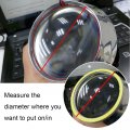Everbrightt 1-pair Yellow 70mm 60smd Cob Led Angel Eyes Bulb Halo Ring Lamp Light With Housing