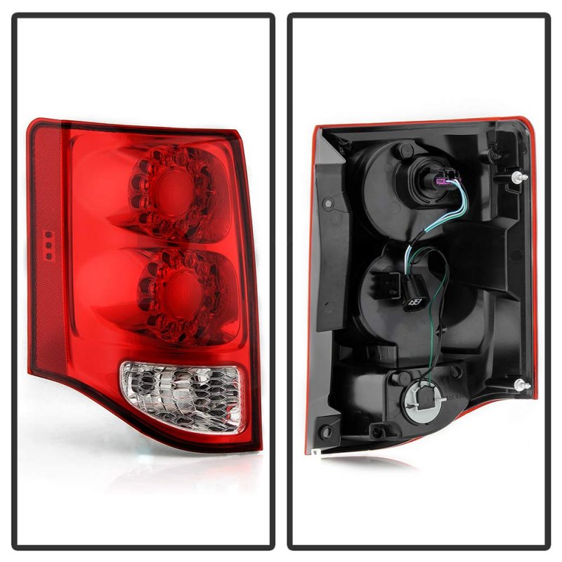Tail Light Brake Lamp Assembly For 2011 To 2020 Dodge Grand Caravan Rear Left Driver Side Factory Led Exotic Red Ch2800199