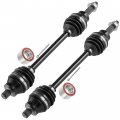 Caltric Rear Left And Right Cv Joint Axle With Bearing Compatible Polaris Sportsman 300 4x4 2008 2009 2010