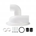 I Vacuum Dust Separator Cyclone Lid With Elbow Replace Woodworking Reusable Filter Cover White