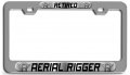 Retired Aerial Rigger Career Ch 3d Metal License Plate Frame Auto Suv Truck Tag Holder Y83 