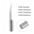Uxcell Wood Engraving Bit Solid Carbide 6mm Shank 30 Degree 0 4mm X 45mm Cnc Router Tool For Acrylic Pvc Mdf Pcb Carving