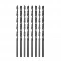 Uxcell High Speed Steel Lengthen Straight Shank Twist Drill Bit Fully Ground Black Oxide 4 5mm Diameter 85mm Total 55mm Length