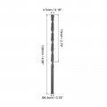 Uxcell High Speed Steel Lengthen Straight Shank Twist Drill Bit Fully Ground Black Oxide 4 5mm Diameter 85mm Total 55mm Length