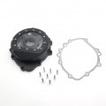 Smt Moto- Motorcycle Black Left Engine Stator Cover See Through For 07 14 Cbr600rr F5 W Gasket