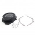 Smt Moto- Motorcycle Black Left Engine Stator Cover See Through For 07 14 Cbr600rr F5 W Gasket
