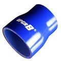 Upgr8 Universal 4-ply High Performance Straight Reducer Coupler Silicone Hose 2 0 51mm To 5 63mm Blue 