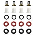 4 Pack Fj488 Fuel Injector Service Repair Kits For 2002 2003 Honda Cr-v Base Sport Utility 4-door 2 4l 2354cc 144cu In L4 Gas