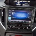 Nvcnx Real Premium Carbon Fiber Car Dash Infotainment System Panel Cover Compatible With Subaru Impreza 2017-2023 Crosstrek