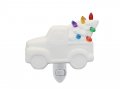 Creative Hobbies Ceramic Bisque Truck With Tree Night Light Unpainted Diy Vintage Led Bulb 