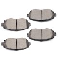 Front Ceramic Disc Brake Pad Set D619 For Lexus Gs300 Gs400 Gs430 Is300 Sc430 And Toyota Supra 4 Pieces With Hardware 