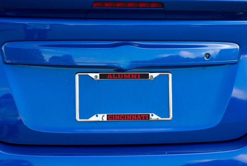University Of Cincinnati Bearcats Uc Metal License Plate Frame For Front Or Back Car Officially Licensed Alumni Black