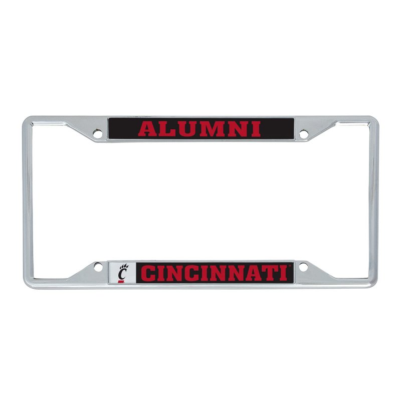 University Of Cincinnati Bearcats Uc Metal License Plate Frame For Front Or Back Car Officially Licensed Alumni Black