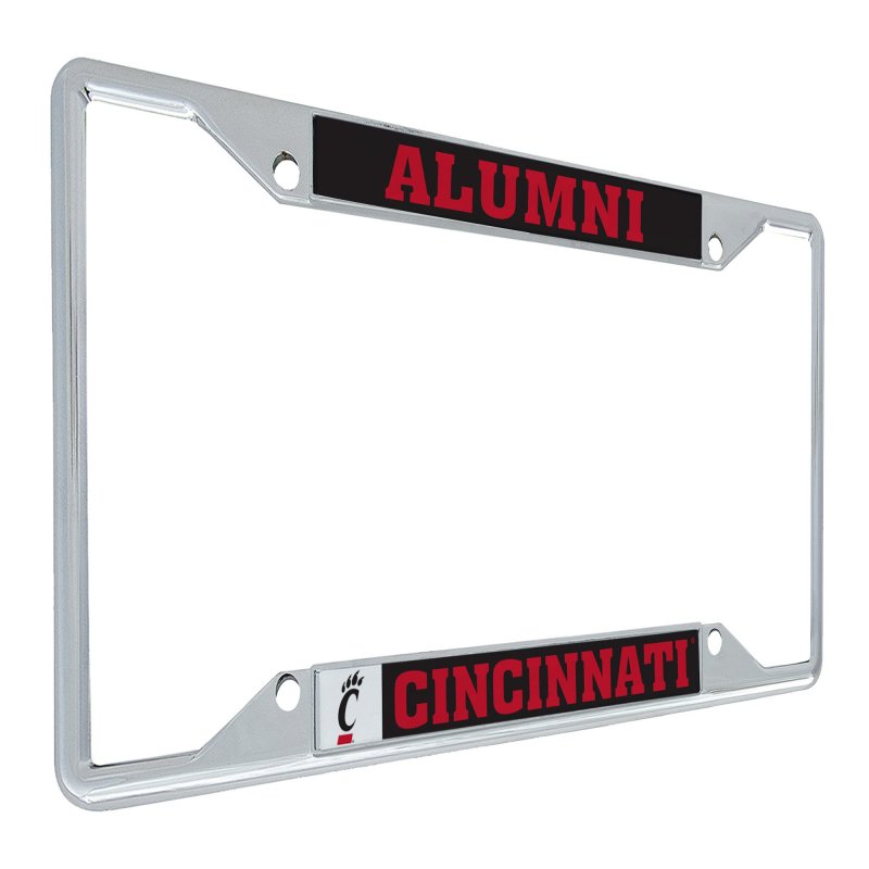 University Of Cincinnati Bearcats Uc Metal License Plate Frame For Front Or Back Car Officially Licensed Alumni Black