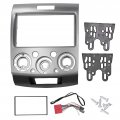 Car Stereo Frame Dash 2 Din Radio Fascia Plate Dvd Navigation Panel Fit For Everest 2006 On Ranger 2010 Bt-50 2006-2011