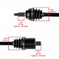 Caltric 2x Rear Cv Axle Assembly For Polaris Rzr Xp Turbo Eps 2016 2017 2018