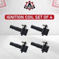 Ignition Coil Pack Set Of 4 Compatible With Subaru Impreza Wrx Wagon Replaces 22433aa561 22433aa421 22433aa560-2002 2003 2004