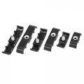 X Autohaux 12pcs 7mm 8mm Car Engine Spark Plug Separators Ignition Wire Holder Black