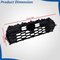 Black Front Bumper Grille With Camera Hole Upper Honeycomb Style Replacement For Tacoma 2024-2025