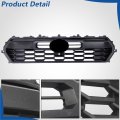 Black Front Bumper Grille With Camera Hole Upper Honeycomb Style Replacement For Tacoma 2024-2025
