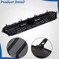 Black Front Bumper Grille With Camera Hole Upper Honeycomb Style Replacement For Tacoma 2024-2025