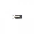 Au-tomotive Gold Inc Officially Licensed Black Carbon Fiber Leather Key Fob For Toyota Land Cruiser