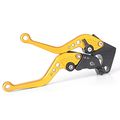 Gzyf Pair Adjustable Motorcycle Short Brake Clutch Levers Set Fit Yamaha 2009-2013 2009 2010 2011 2012 2013 Yzf R1