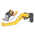 Gzyf Pair Adjustable Motorcycle Short Brake Clutch Levers Set Fit Yamaha 2009-2013 2009 2010 2011 2012 2013 Yzf R1